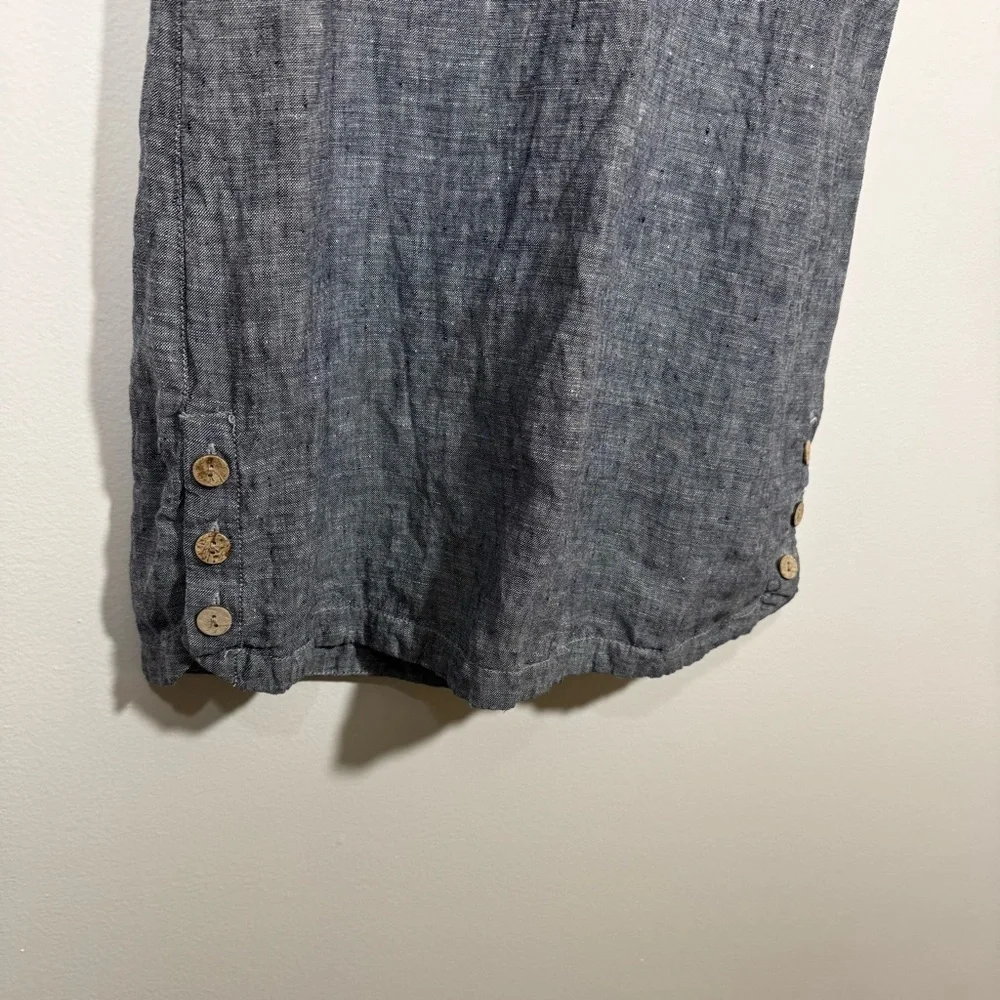 Nicole Miller Linen Chambrey dress - Picture 2 of 5
